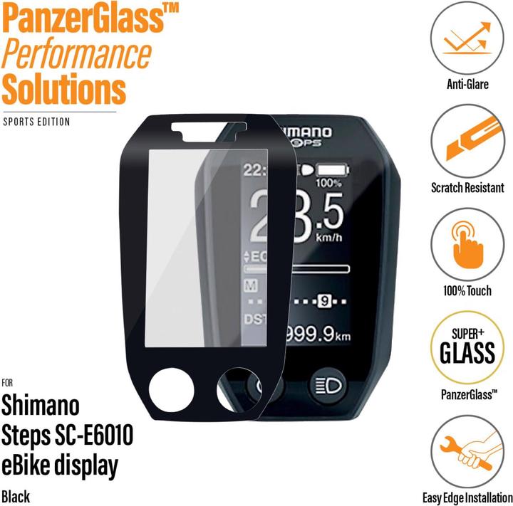 Actual product image PanzerGlass Display protector anti-glare for Shimano Steps E6010 (E-bike display)