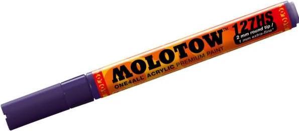 Actual product image Molotow Permanent marker One4All 127 HS refillable 2mm violet dark (Violet dark, 2 mm, 1 x)