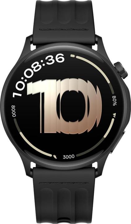 Actual product image OnePlus Watch Lite Smartwatch, Black Steel (45 mm)