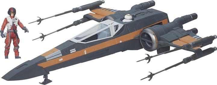 Hasbro E7 - Caccia X-Wing di Poe da 3,75 pollici