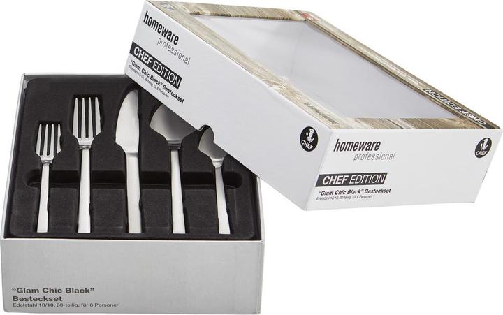 Actual product image Homeware Professional Glam Chic (30 Piece, Cutlery set)