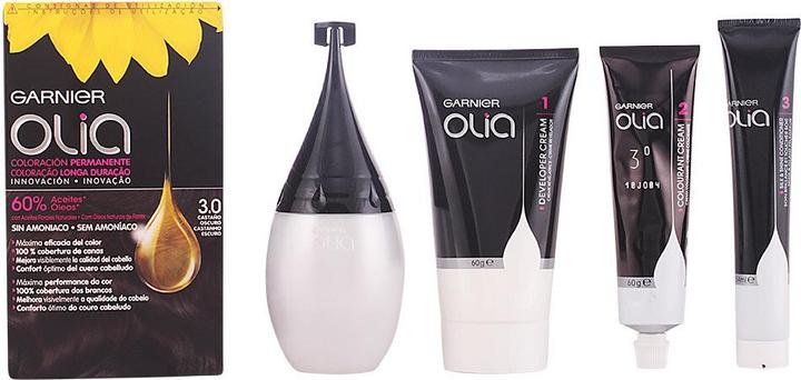 Image du produit Garnier OLIA Coloración Permanente #3,0 Castaño Oscuro 4 pz (#3,0 Castaño Oscuro)