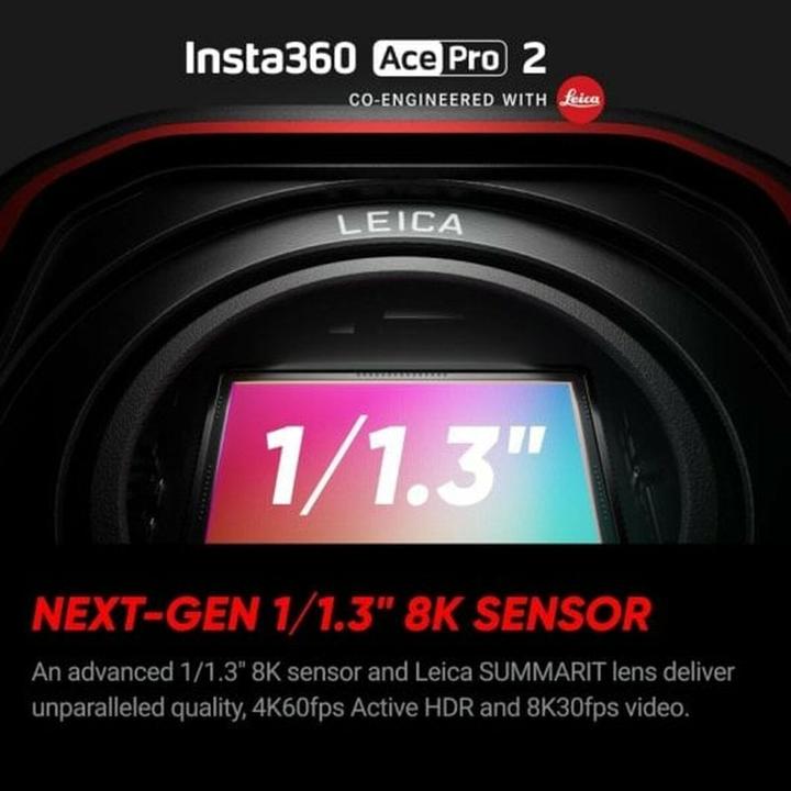 Image du produit Insta360 Ace Pro 2 Dual Batterie Bundle (30p, Bluetooth, WiFi)