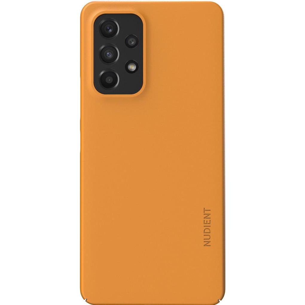 Nudient Thin Precise Case Samsung Galaxy A53 5G V3 Saffron Yellow (Samsung Galaxy A53 5G), Cover smartphone, Giallo