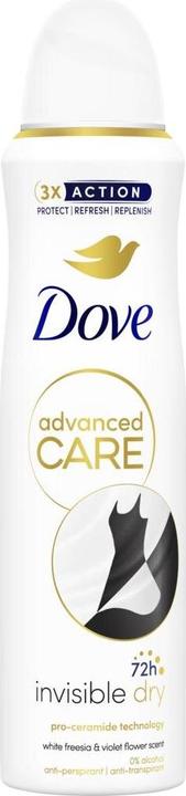 Produktbild Dove Advanced Care Invisible Dry 72h Antiperspirant 150ml (Roll-on, 150 ml)