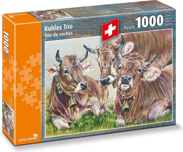 Produktbild 1'000 Teile Puzzle Kuhles Trio (1000 Teile)
