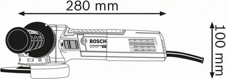 Produktbild Bosch Professional Winkelschleifer GWX 9-125 S, X-LOCK mit Zusatzgriff und Schutzhaube, im Karton (125 mm)