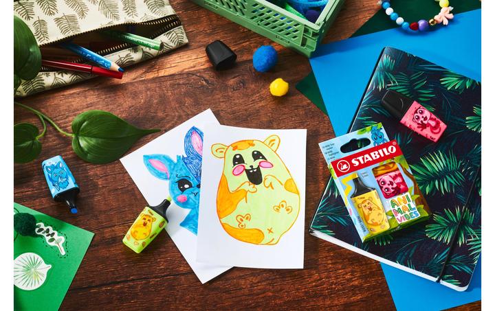 Image du produit STABILO Boss Mini Animal V., 3er Etui (3x)