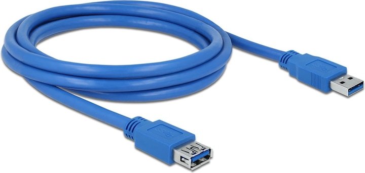 Actual product image Delock USB extension cable (2 m, USB 3.0)