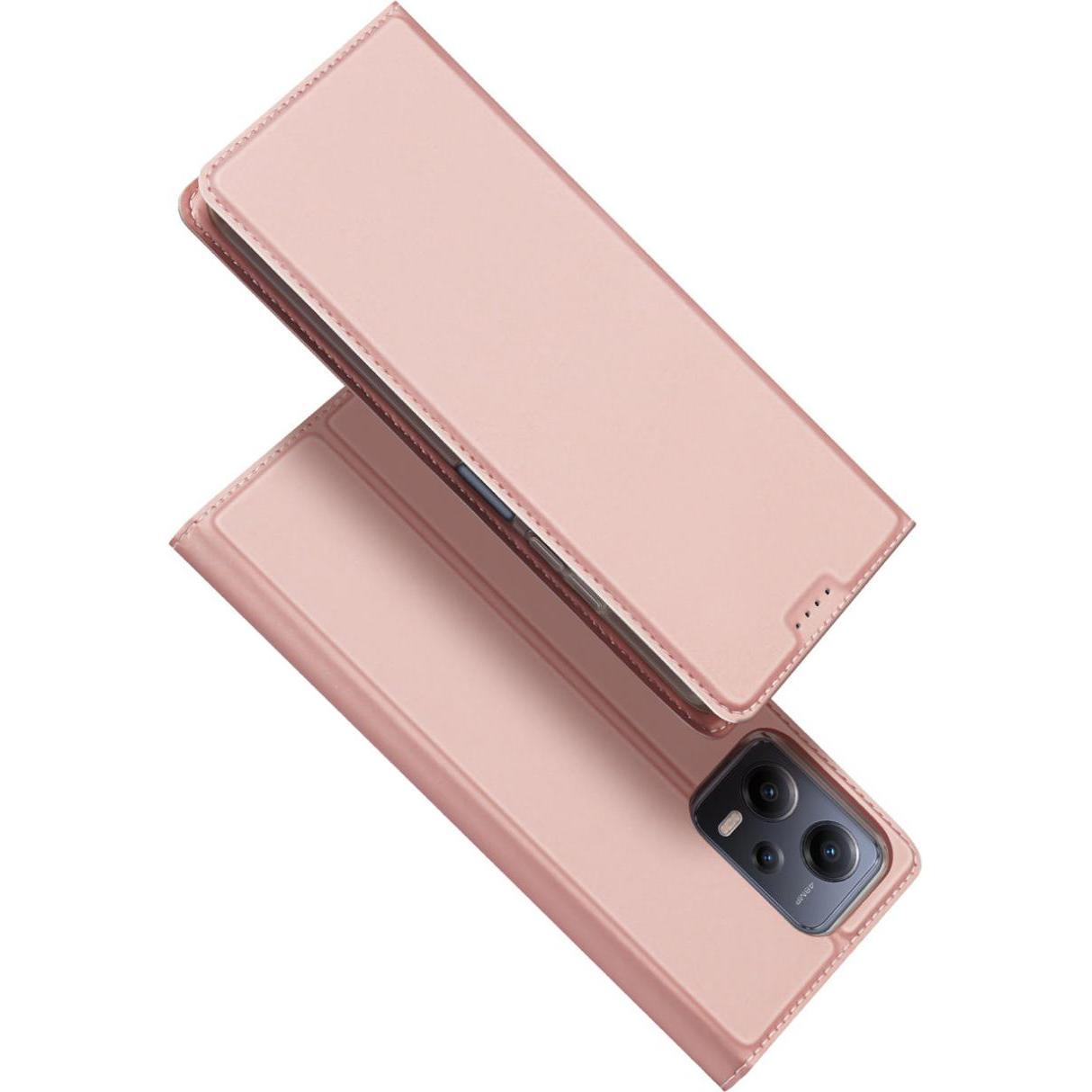 Dux Ducis Skin Pro Series Bookcover (Xiaomi Redmi Note 12 Pro+ 5G), Smartphone Hülle, Rosa