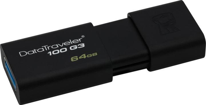 Image du produit Kingston DataTraveler 100 G3 (64 Go, USB-A)