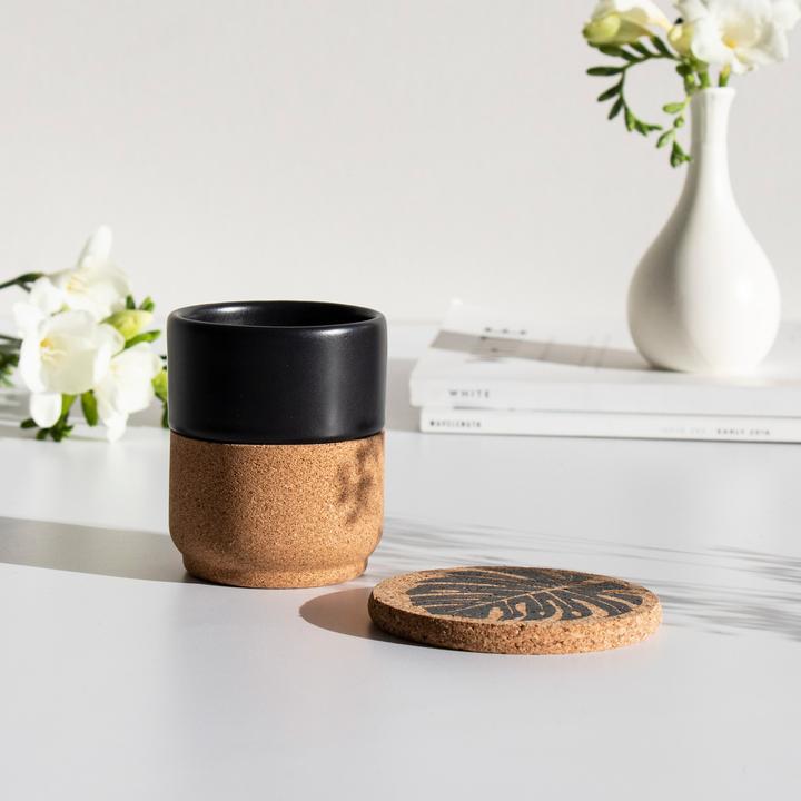 Image du produit Liga Dessous de verre CORK MONSTERA (100 x, Dessous de verre)