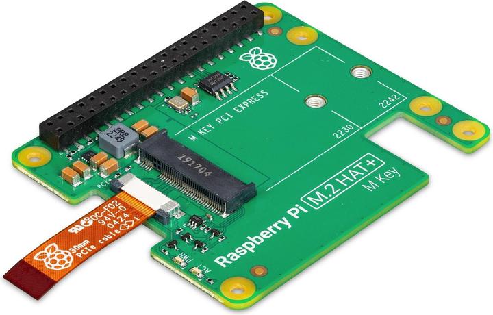 Actual product image Raspberry Pi Official M.2 HAT+ for 5