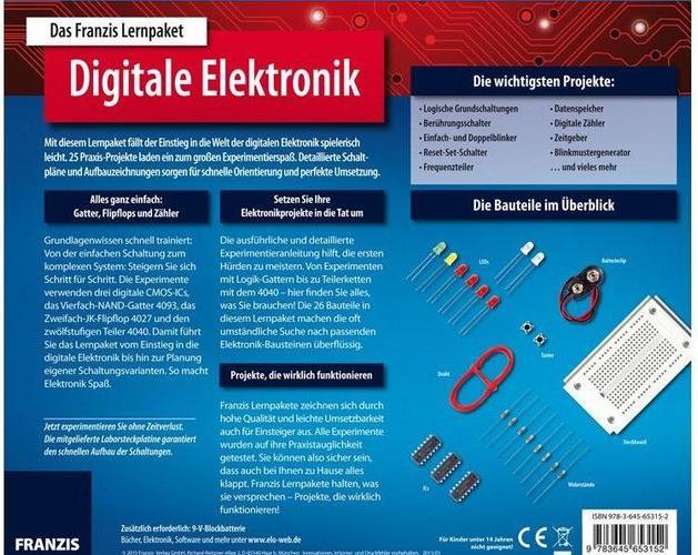 Produktbild Franzis Lernpaket Digitale Elektronik