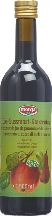 Actual product image Morga Süssmost Konzentrat Bio (1 Piece, Liquid, 1061 g)