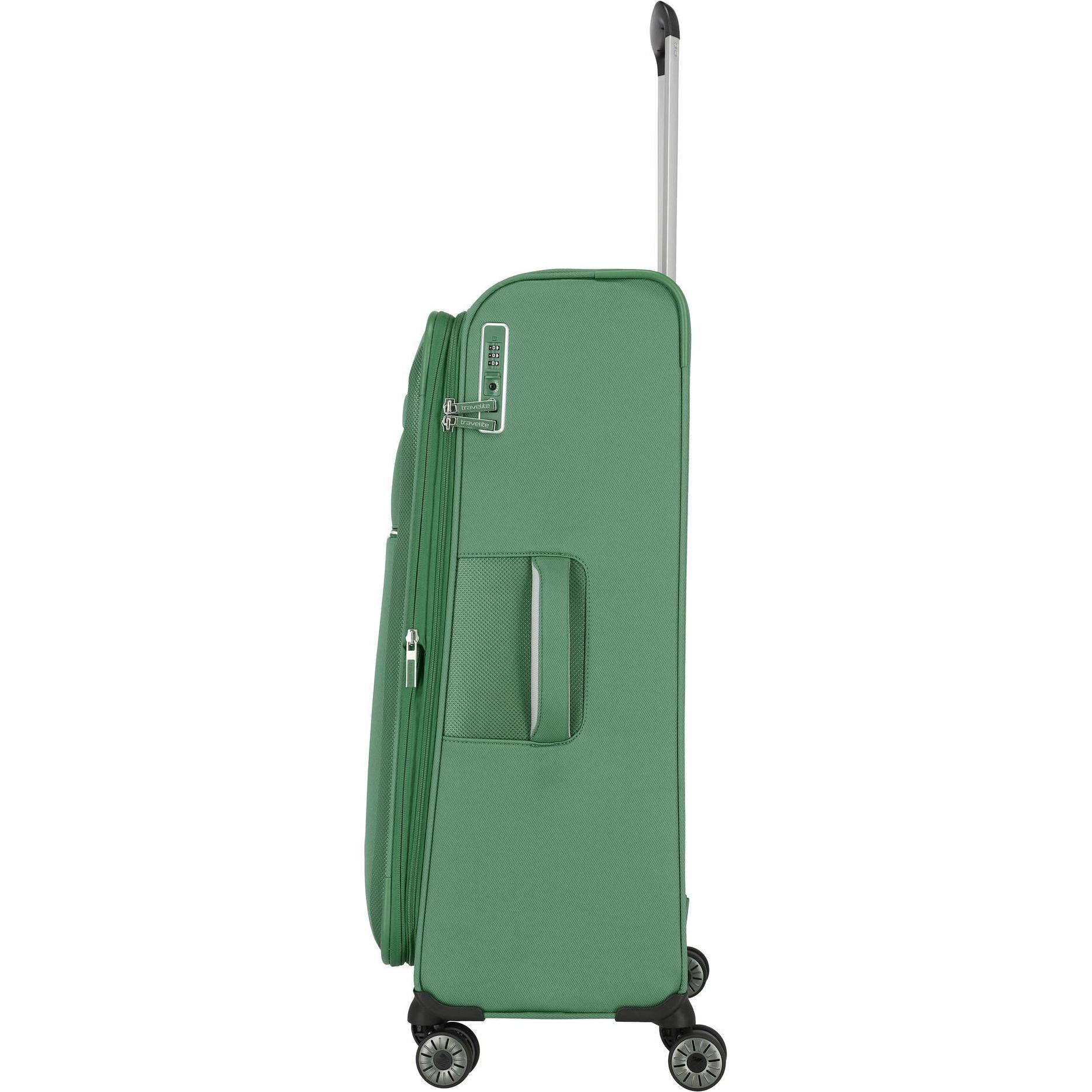 Thumbnail - Travelite, Koffer, Trolley + Koffer Miigo 4w Trolley L, Grün, (90 l, L (90 - 115l))