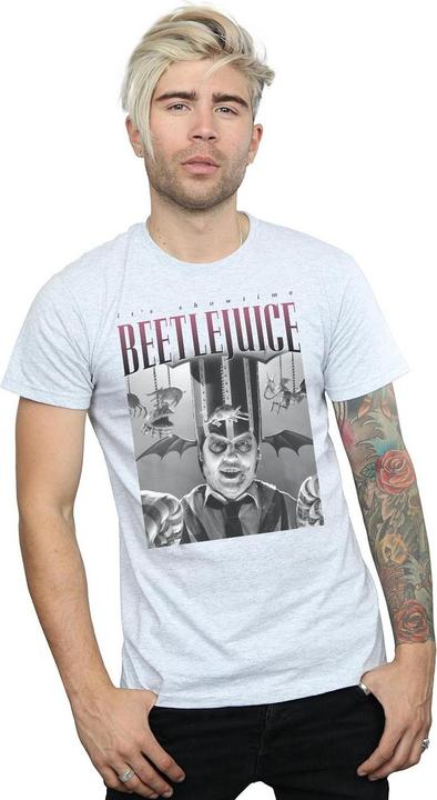 Actual product image Beetlejuice Mens Circus Homage T-Shirt (S)
