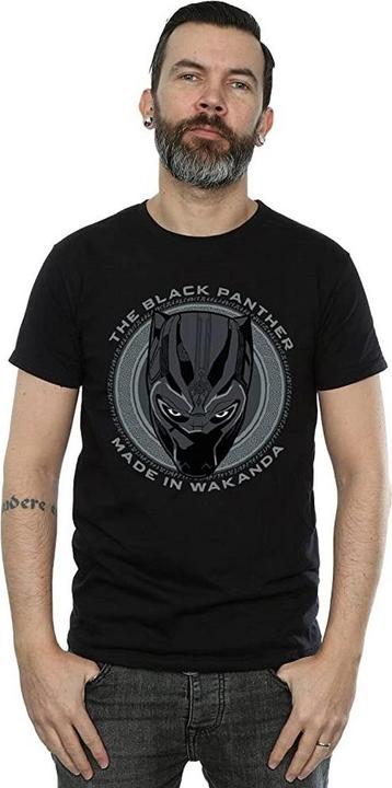 Produktbild Black Mens Made in Wakanda Cotton T-Shirt (L)