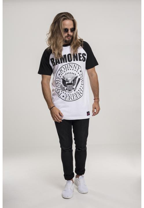 Produktbild Mister Tee Ramones Circle Raglan Tee (S)