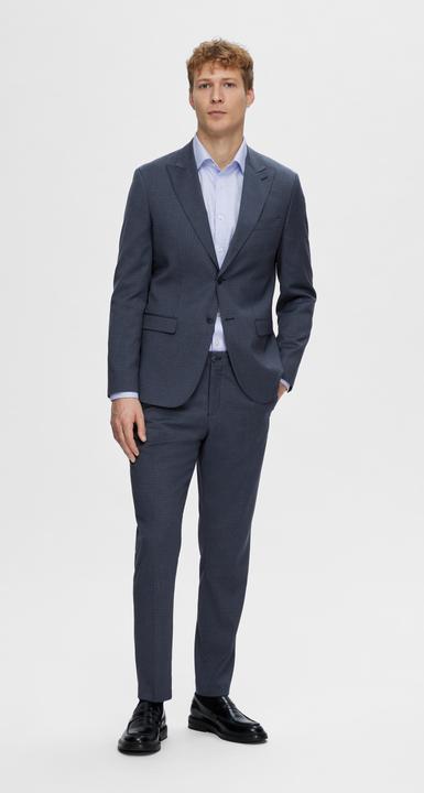 Produktbild Selected Homme Karierter Einreihiger Blazer (58)