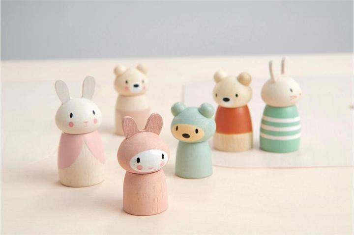 Produktbild Tender Leaf Toys Puppenhaus Hasenfamilie