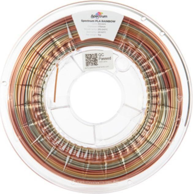Produktbild Filament PLA Rainbow Ancient 1.75mm 1kg (PLA, 1.75 mm, 1000 g, Mehrfarbig)