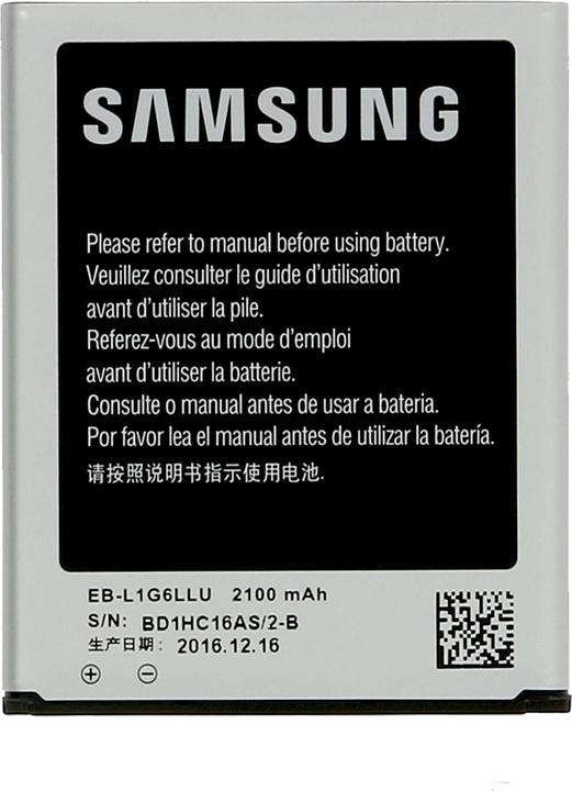 Actual product image Samsung EB-L1G6LLUC 2100 mAh battery