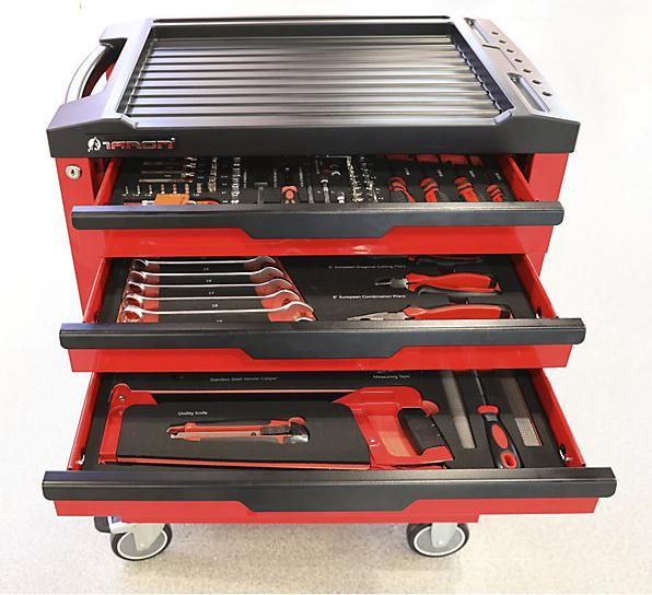 Actual product image kaiserkraft Tool trolley incl. 145 tools (145x)