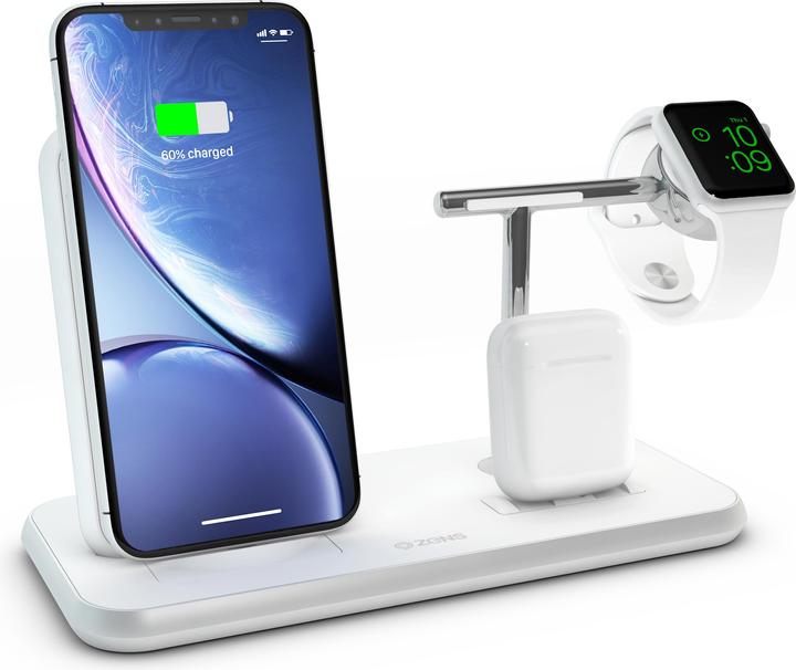 Produktbild Zens Aluminium Dual Wireless Charger + Dock + Watch (20 W)
