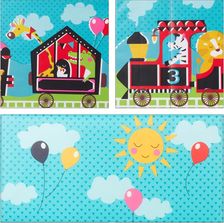 Actual product image Relaxdays Kids' Toy Box Ottoman