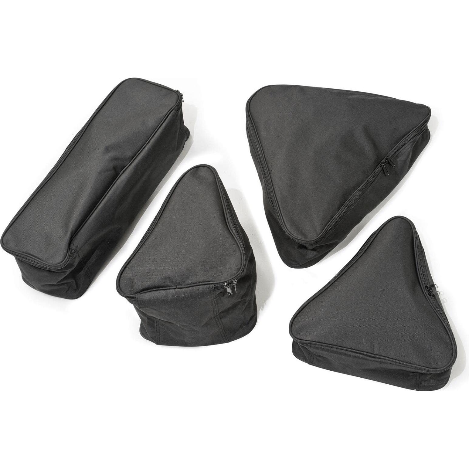 B&W International Zahnradtaschen Set, Studiokoffer + Studiotasche, Schwarz