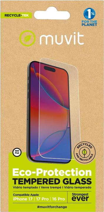 Actual product image Muvit MCTPG0225 (1 pcs., Apple iPhone 16 Pro, Apple iPhone 17, Apple iPhone 17 Pro)