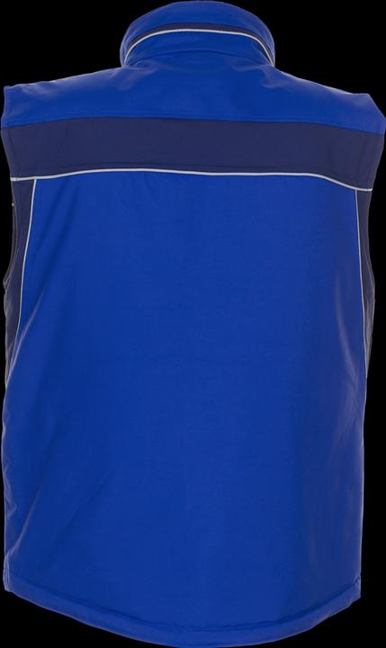 Actual product image Planam unisex winter waistcoat PLALINE cornflower blue, navy size S (S)