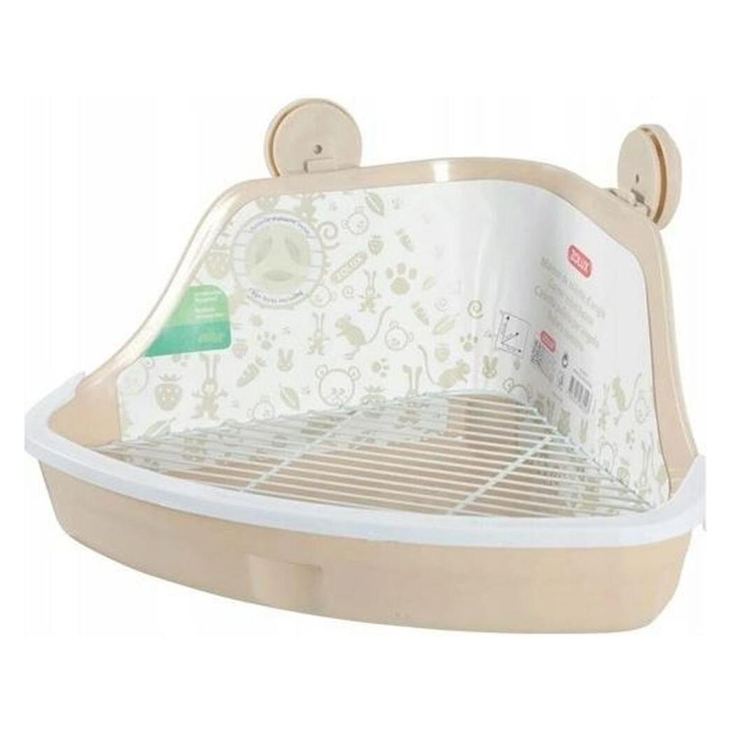 Zolux Klein Hoektoilet 320x250x150 Mm Beige (Hoektoilet Voor Katten), Kattenbak