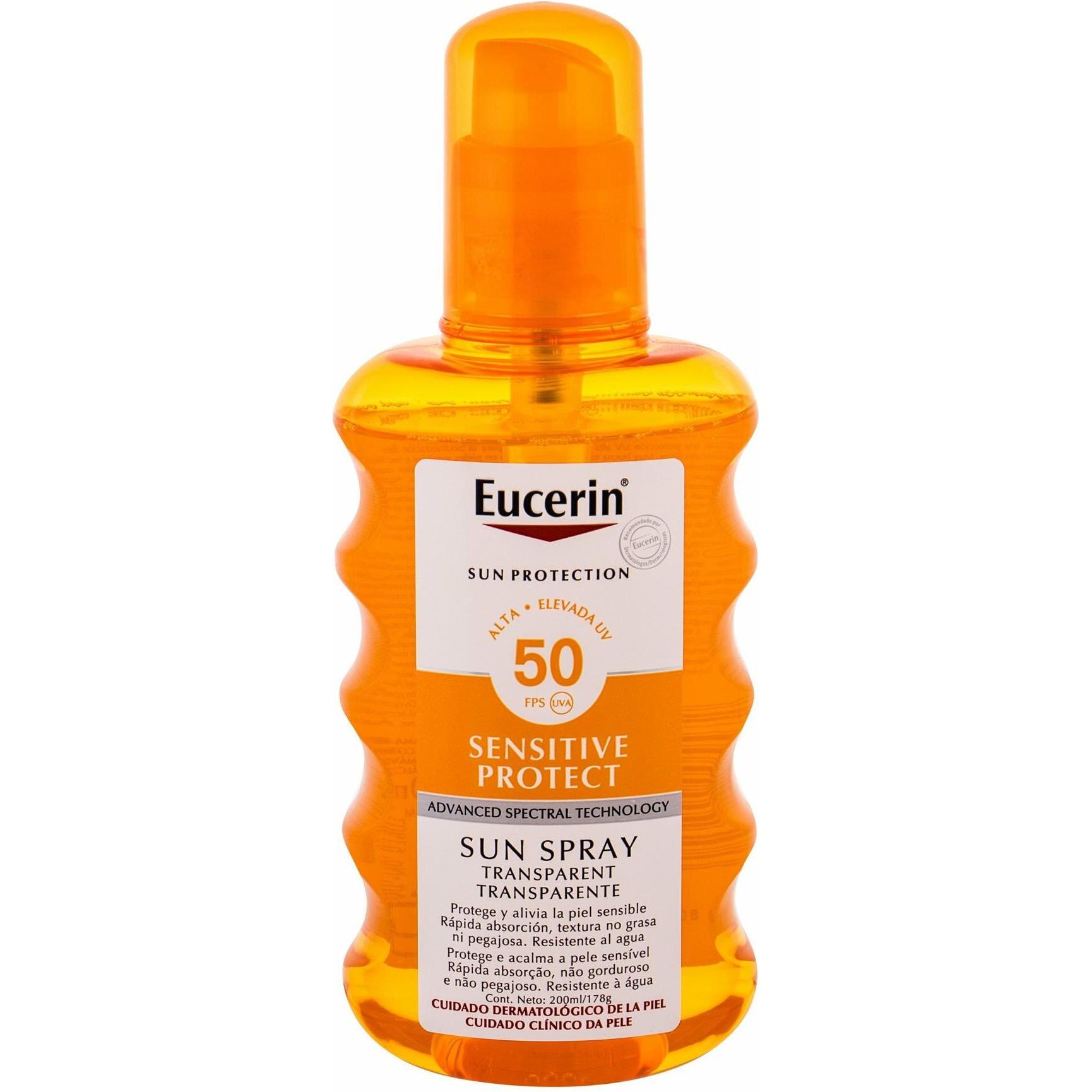 Eucerin, Sonnencreme, Sonnenspray Transparent Spf50 200ml (Sonnenspray, SPF 50, 200 ml)