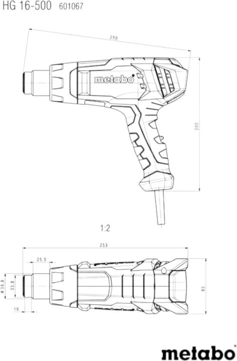 Image du produit Metabo HG 16-500
