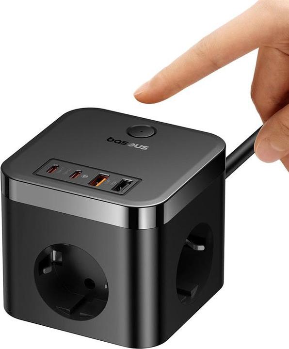Produktbild Baseus PowerCombo Cube (Eurostecker) (30 W, 7 Ports)