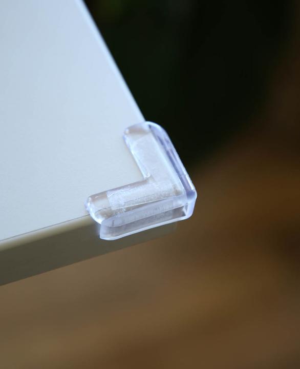 Actual product image Esmée Transparent edge protector / child safety lock set of 10