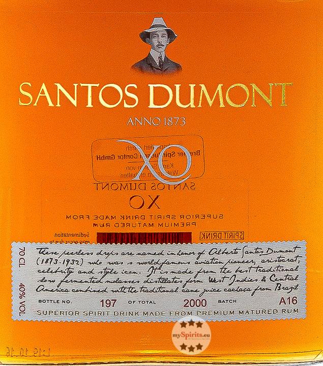 Produktbild Santos Dumont Spirits XO Rum (1 x 70 cl)