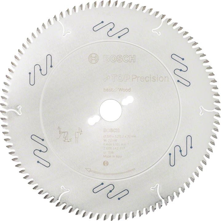 Actual product image Bosch Professional Zubehör Circular saw blade Top Precision Best for Wood, 300 x 30 x 3.2 mm, 96