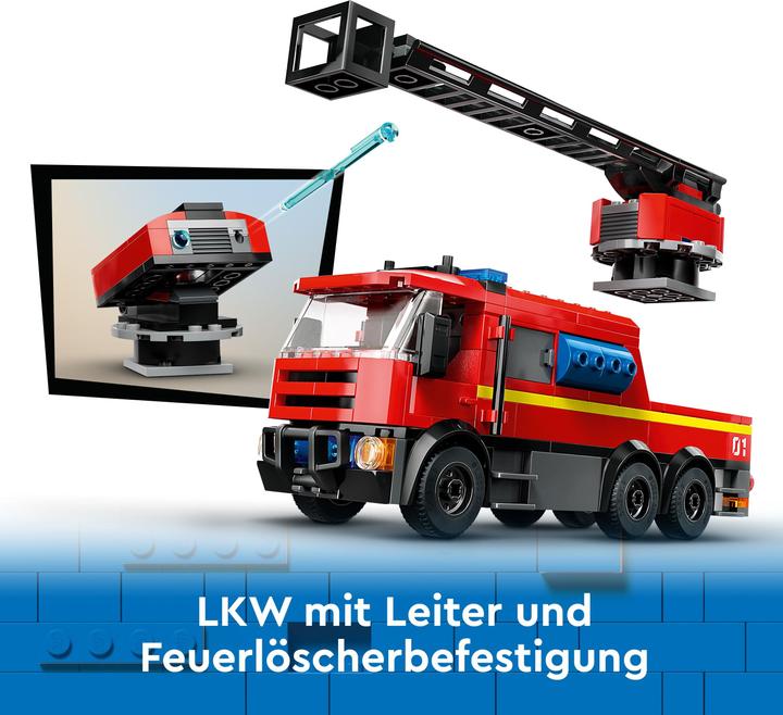 Image du produit LEGO 60414 Caserne de pompiers avec véhicule à échelle pivotante (60414, LEGO City)