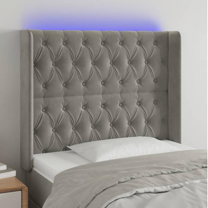 Image du produit vidaXL LED Kopfteil (203 x 16 x 128 cm)