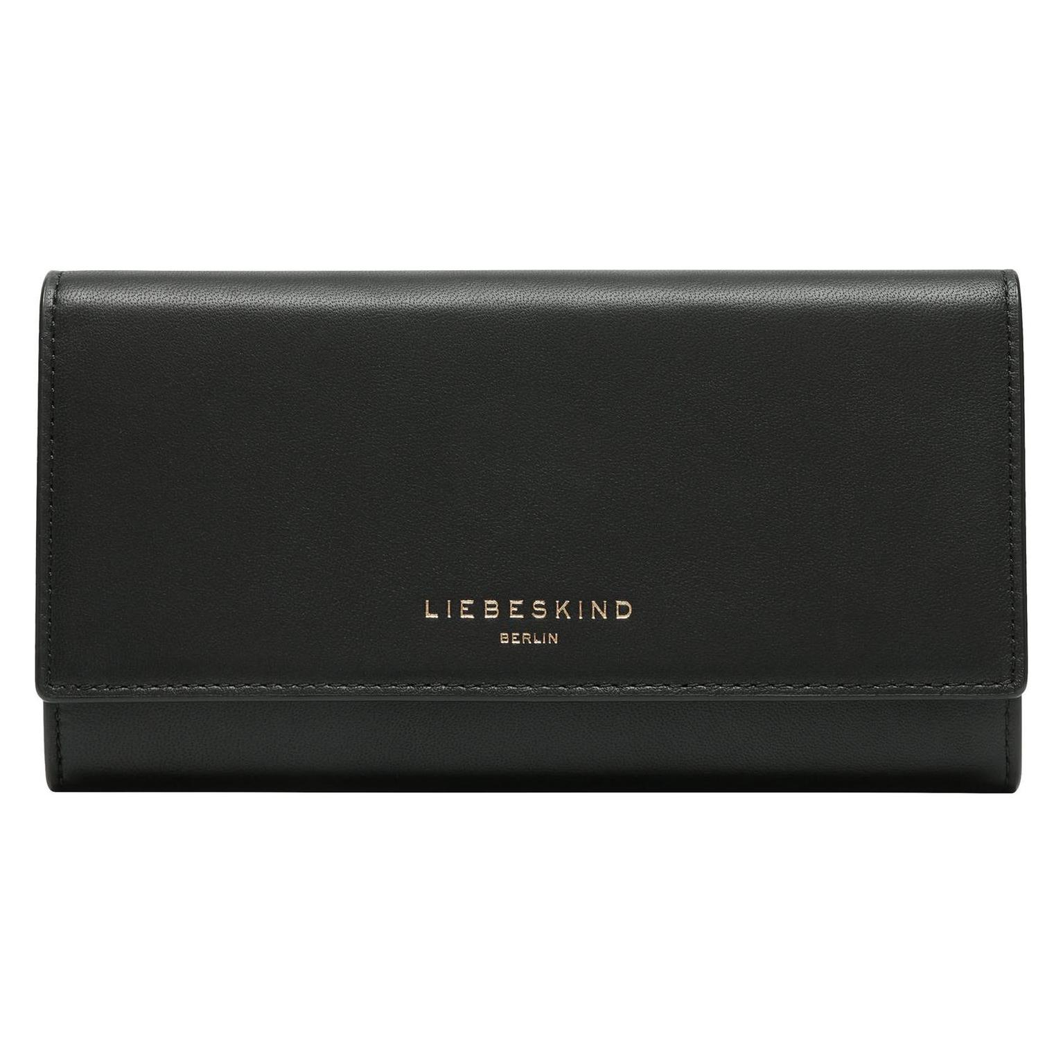 Liebeskind Berlin, Damen, Portemonnaie, Geldbörse Hilla Valentina 2145081, Schwarz