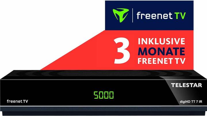 Image du produit Telestar Récepteur numérique digiHD TT7 IR - HEVC - HDCP Cryptage numérique (DVB-T2, DVB-C, Slot CI)