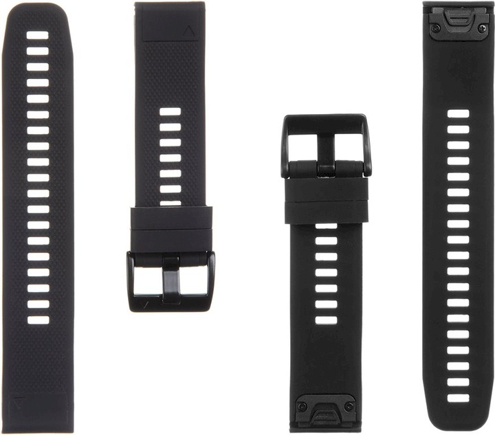 Actual product image Garmin Tactical 426 Silicone Strap for Fenix 5|6 QuickFit 22 mm Black (22 mm, Plastic, Garmin Fenix 6, Garmin Fenix 5)