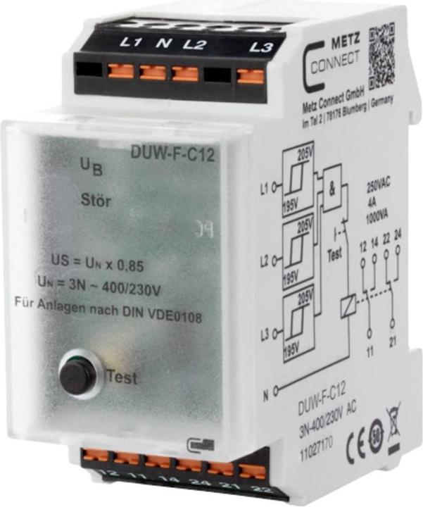 Actual product image Metz Connect DUW-F-C12