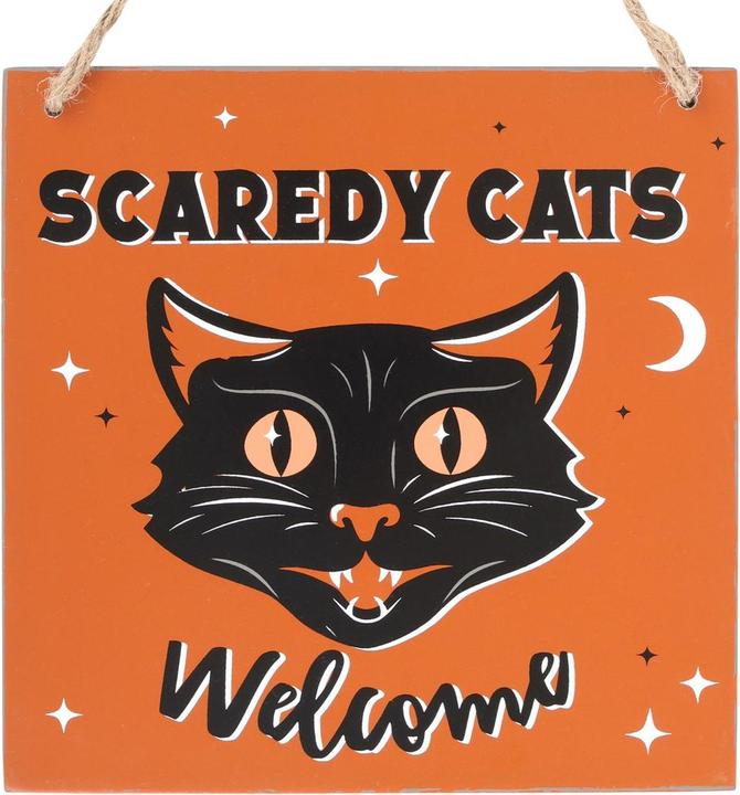 Image du produit Something Different - Plaque SCAREDY CATS WELCOME