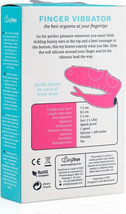 Image du produit Easytoys Vibromasseur à doigt noir