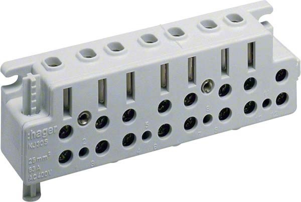 Image du produit Hager 4Bloc de connexion