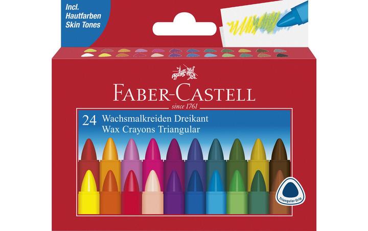 Actual product image Faber-Castell Triangle (Multicoloured, 24 x)